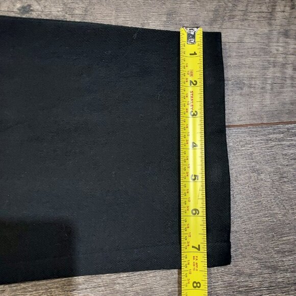 Pant Suite Drapers & Damons Black Button Shacket Size 1X Multi Colored Buttons - Picture 10 of 16